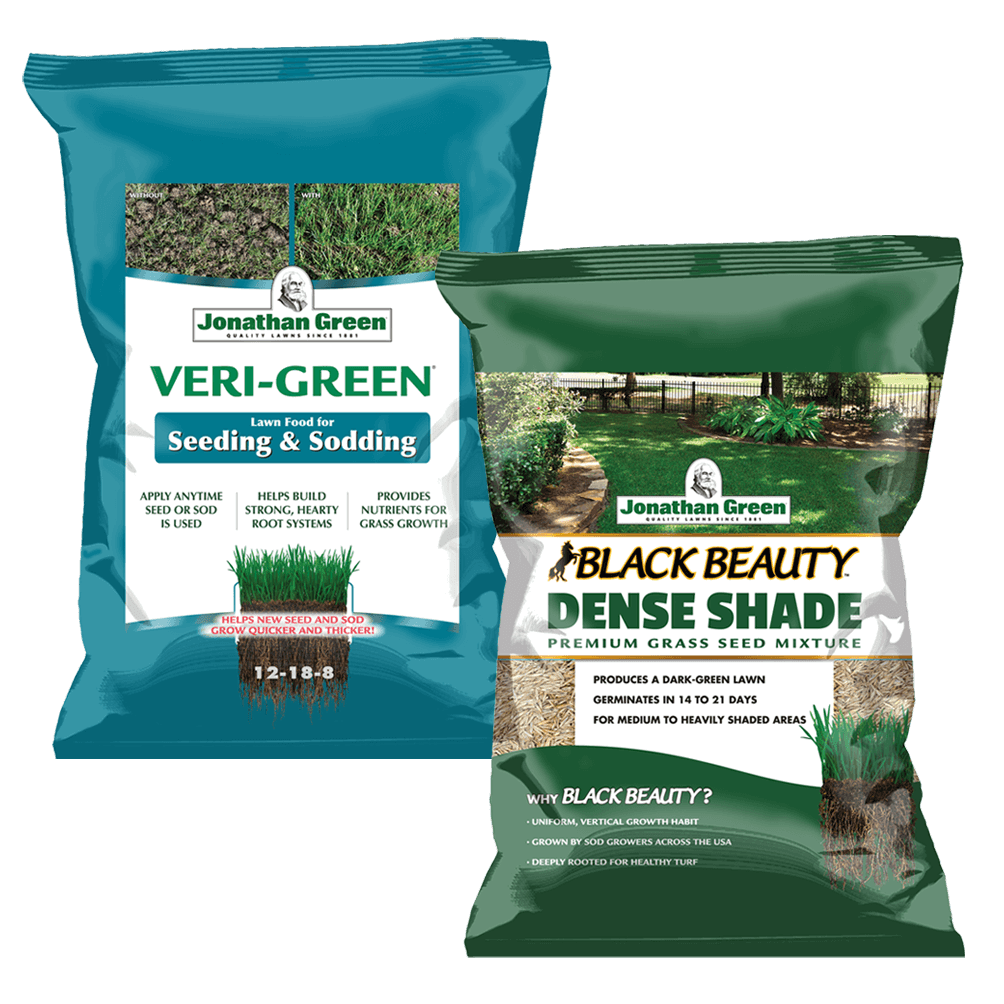 Grass Seed & Fertilizer Bundle for Shady Lawns